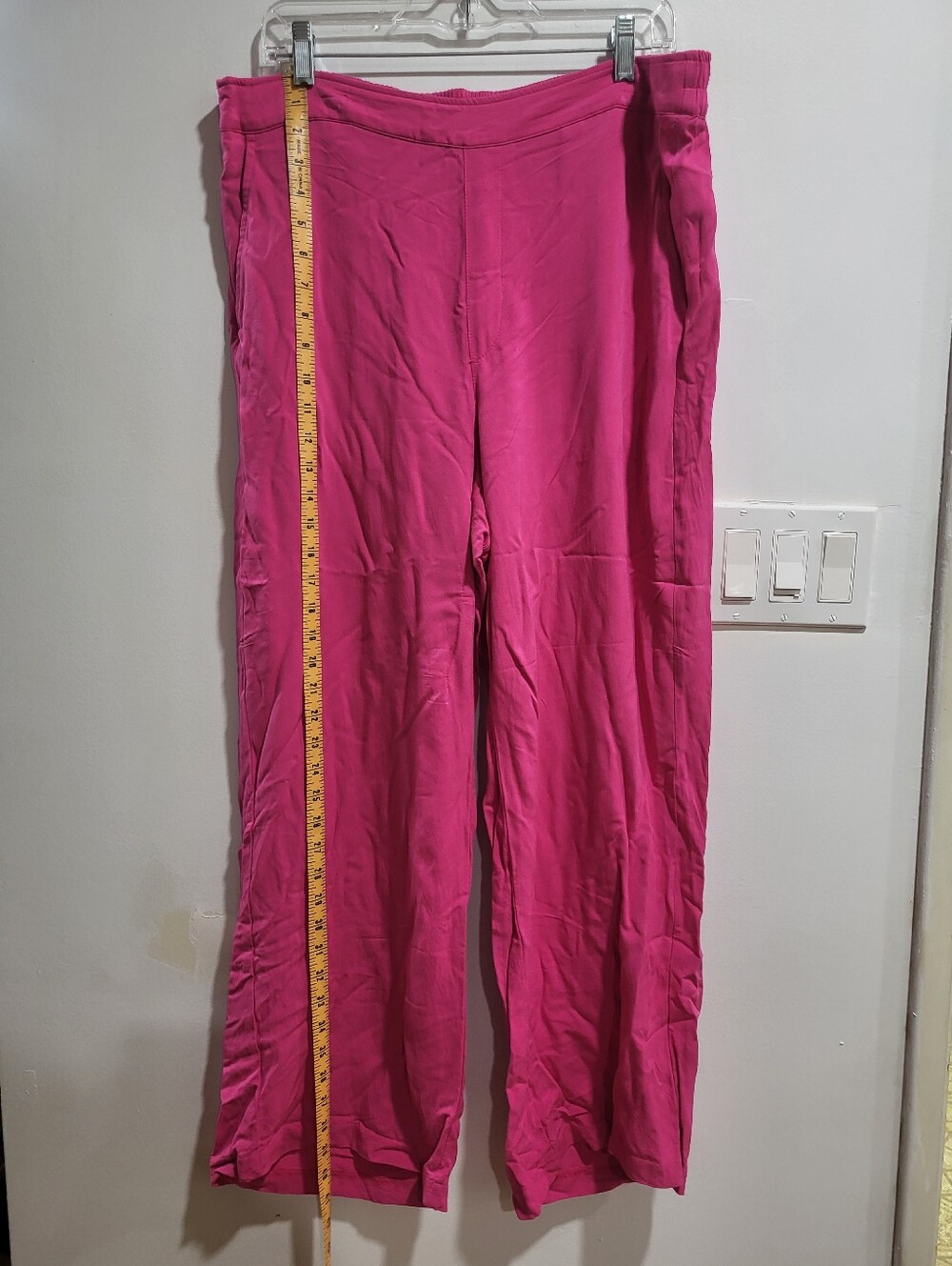 Old Navy Playa Wide Leg Hot Pink Pull-On Pants XL